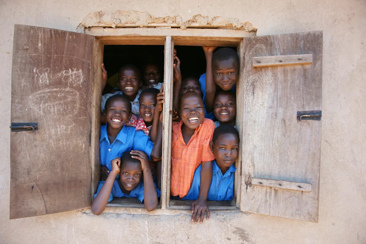 Children supported by Kani Envolée Educative